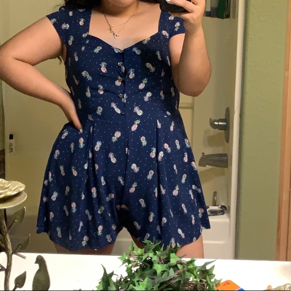 Pineapple Design Romper